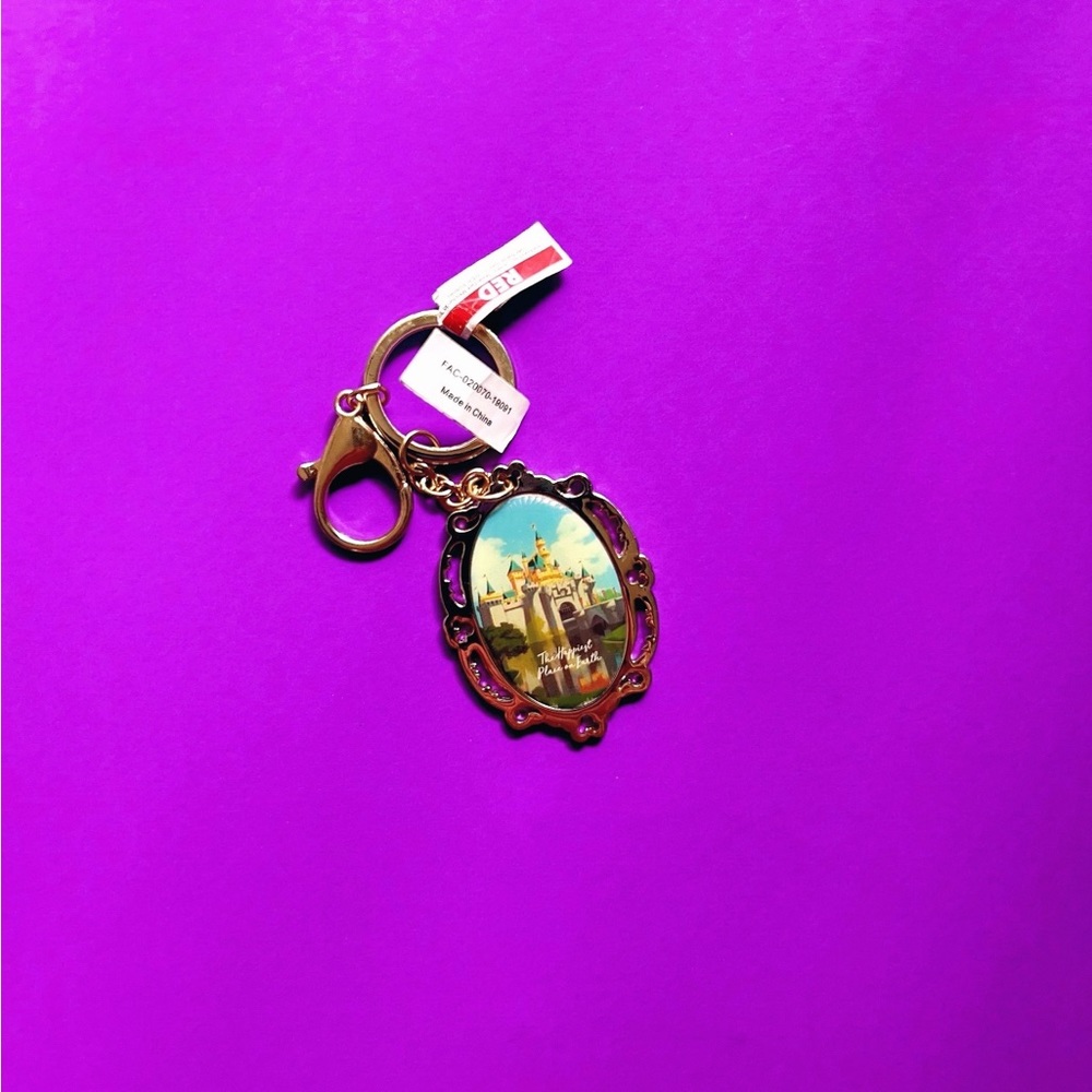 Disneyland Theme Parks Castle Double Sided Keychain
